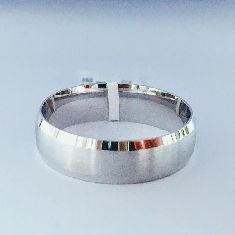 6MM Wedding Ring in 14KT White Gold