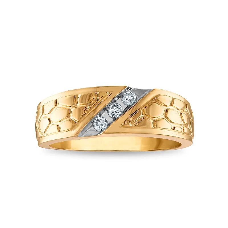 1/8 CTW Diamond Ring in 10KT Yellow Gold