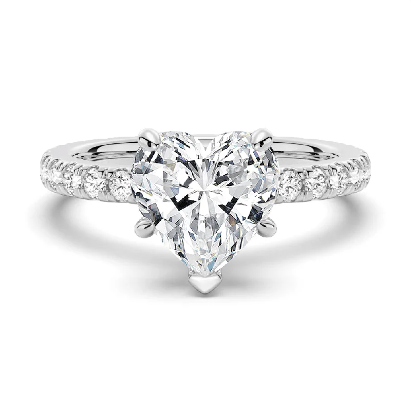 Heart Shaped Engagement Ring