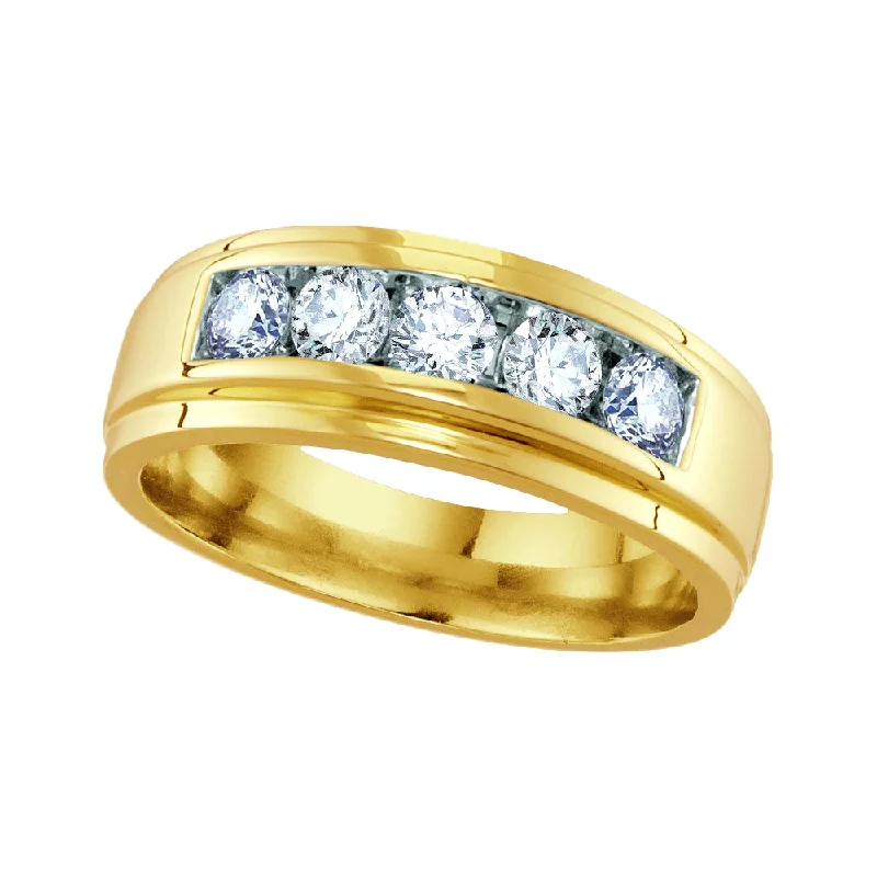 3/4 CTW Diamond Wedding Ring in 10KT Yellow Gold