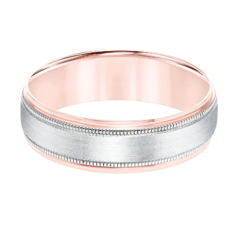 6MM Wedding Ring in 10KT Two-Tone Gold