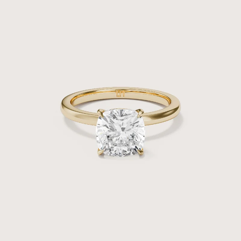 Allegra Cushion Solitaire