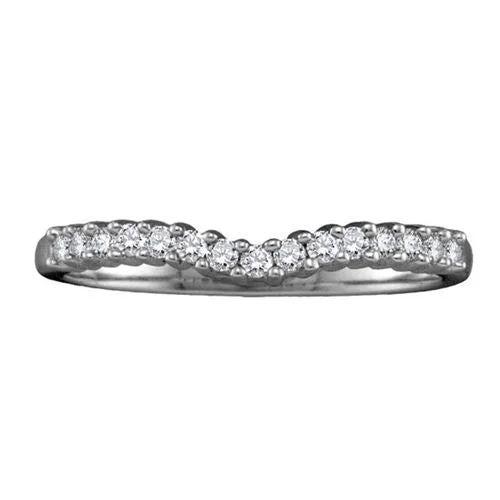 1/5 CTW Diamond Wedding Ring in 14KT White Gold