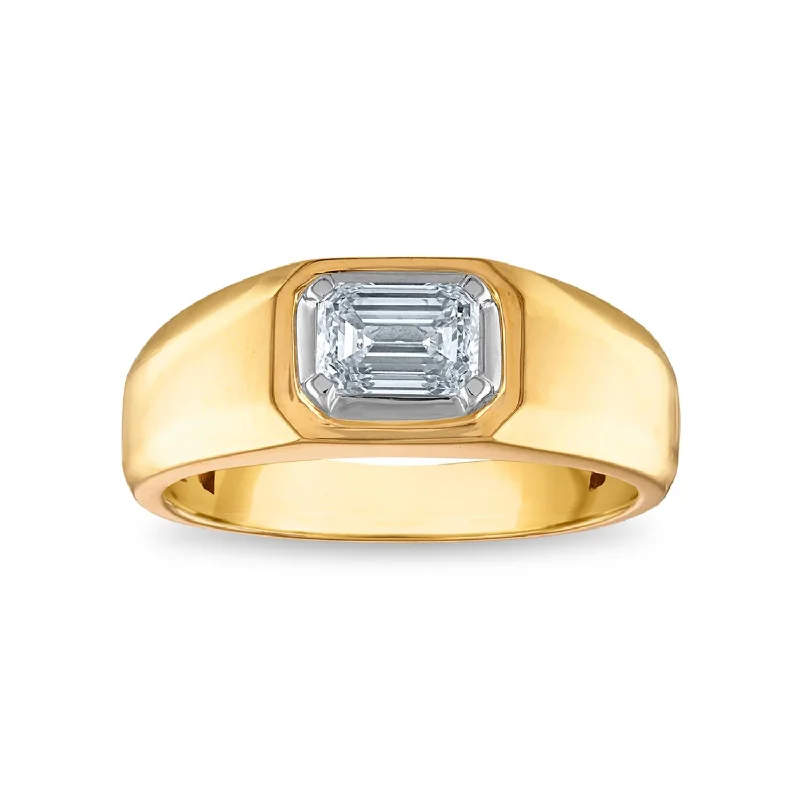 EcoLove 1 CTW Diamond Solitaire Ring in 14KT Yellow Gold