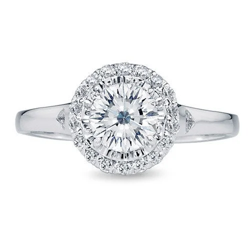 Crisscut Diamond Engagement Ring 4