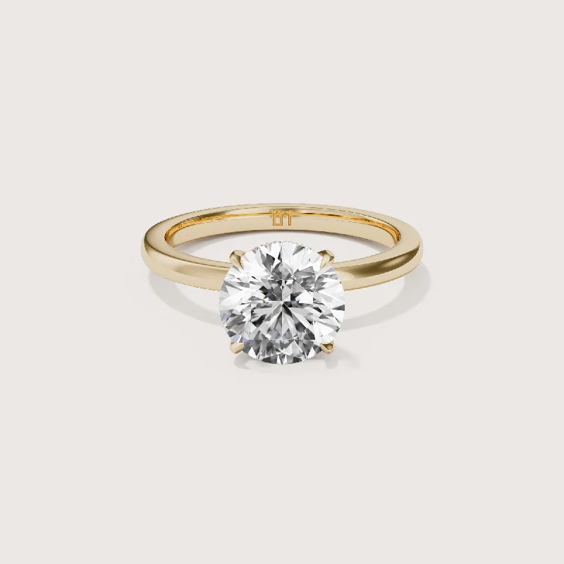 Bianca Round Solitaire - Hidden Halo