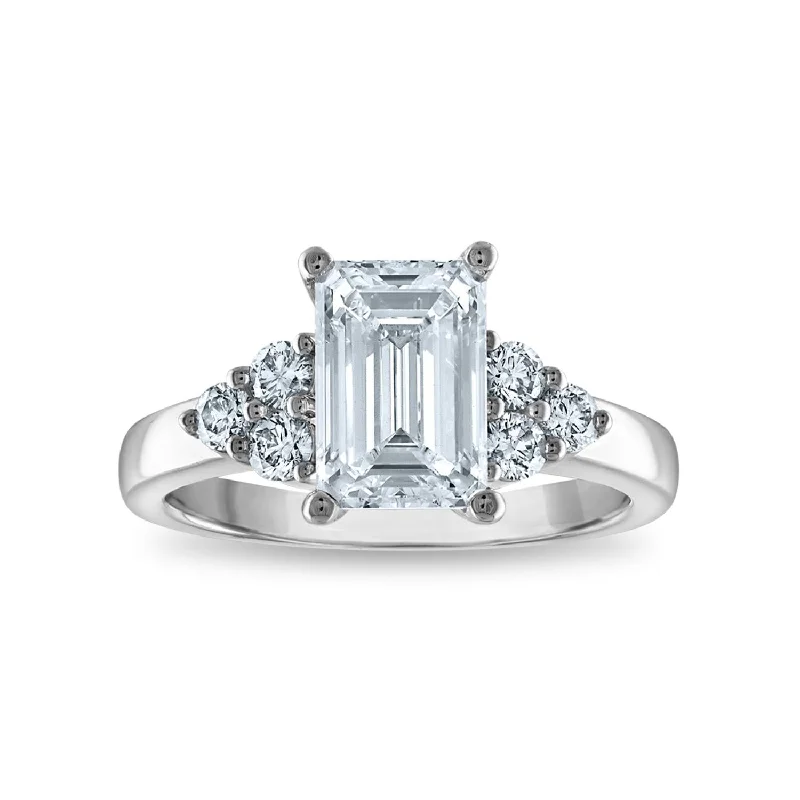 Signature EcoLove Diamond Dreams 2-3/4 CTW Lab Grown Diamond Engagement Ring in 14KT White Gold