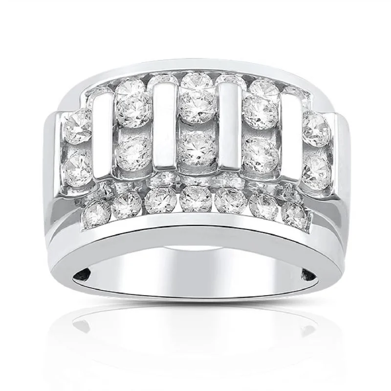 3 CTW Diamond Ring in 10KT White Gold