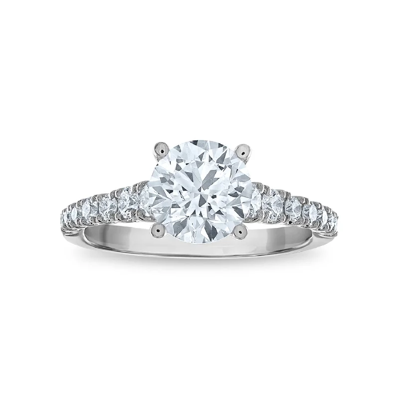 Signature EcoLove Diamond Dreams 2 CTW Lab Grown Diamond Solitaire Engagement Ring in 14KT White Gold