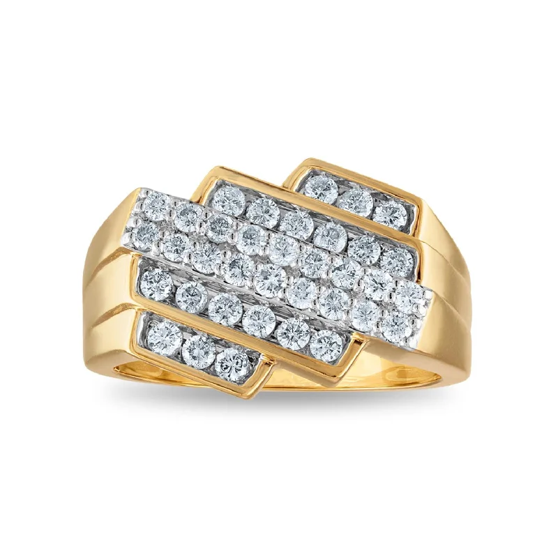 1 CTW Diamond Ring in 10KT Yellow Gold