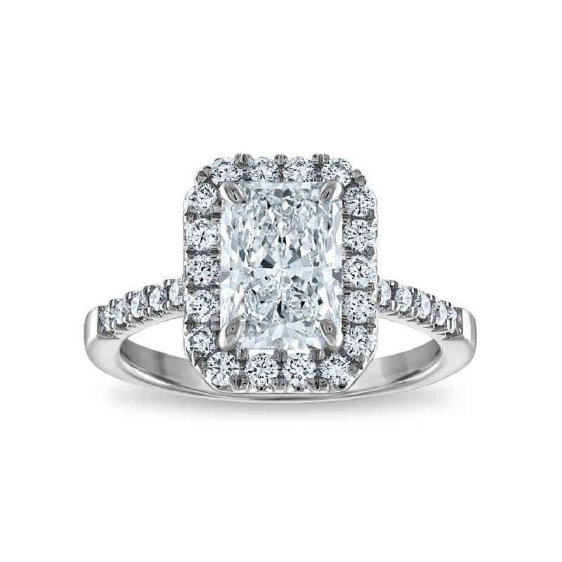 Signature EcoLove Diamond Dreams 2-1/2 CTW Diamond Halo Engagement Ring in Platinum