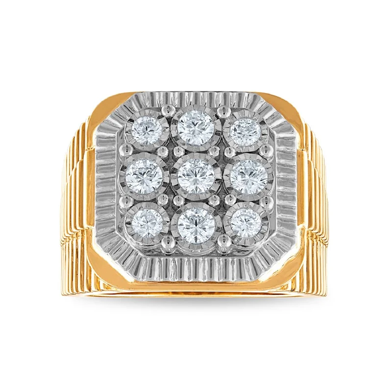 1 CTW Diamond Ring in 10KT Yellow Gold